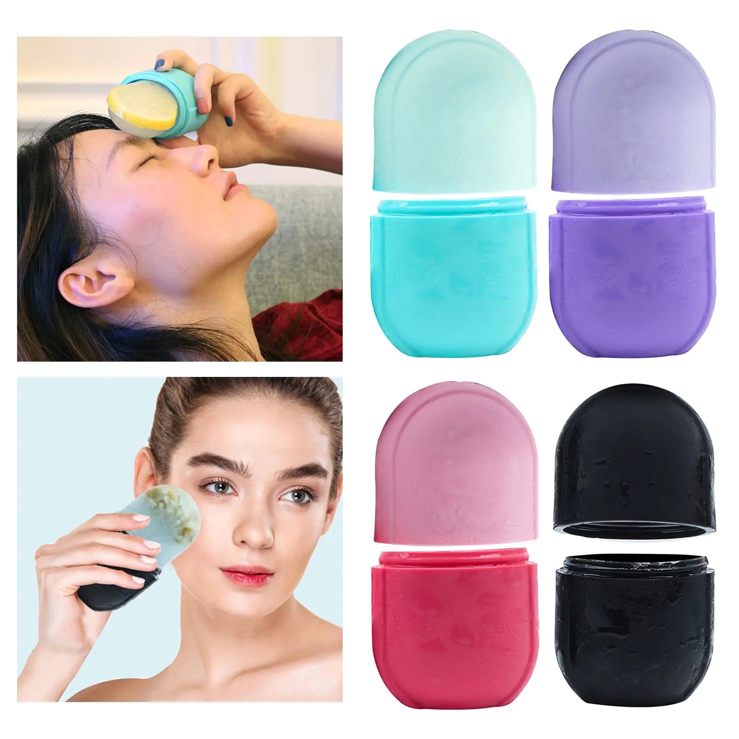 Reusable Ice Cooling Face Muscle Therapy Roller