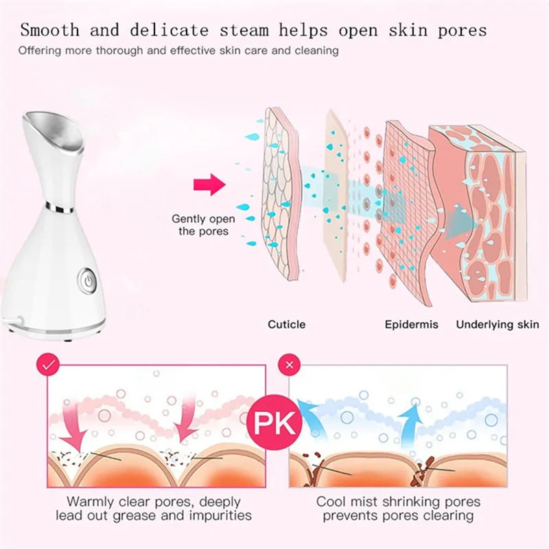 Face Steamer SPA Facial Humidifier Vaporizer