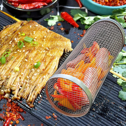 Cylinder Grill Basket