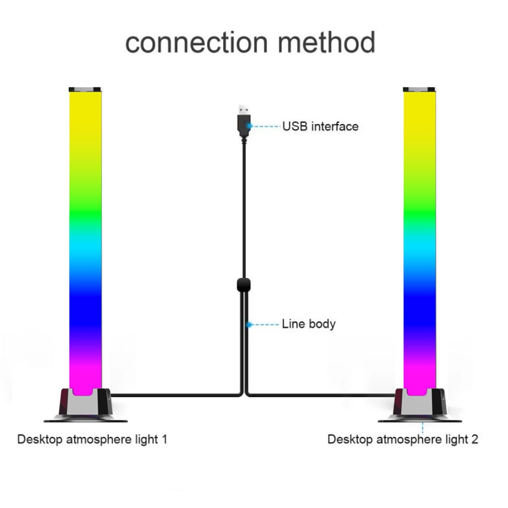 Sound Control LED Pickup Light